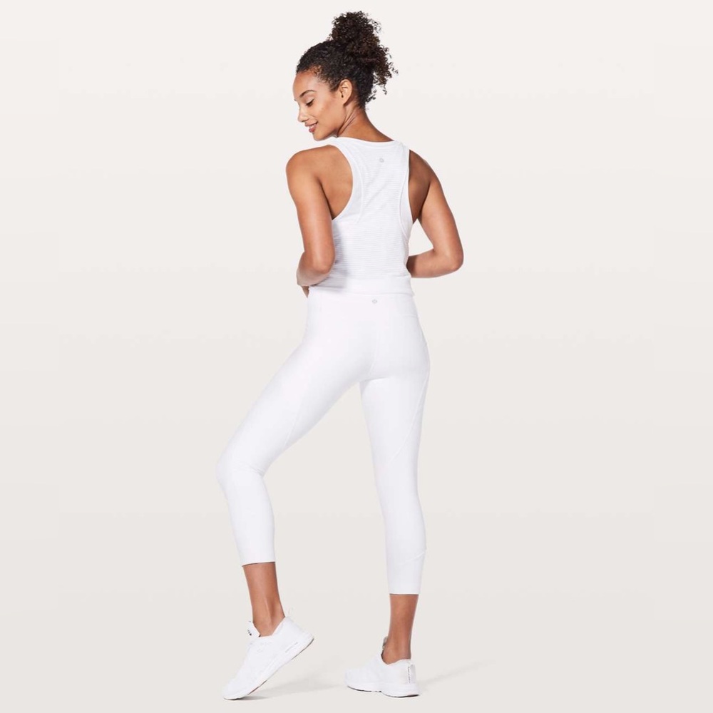 Lululemon All The Right Places Crop II - White